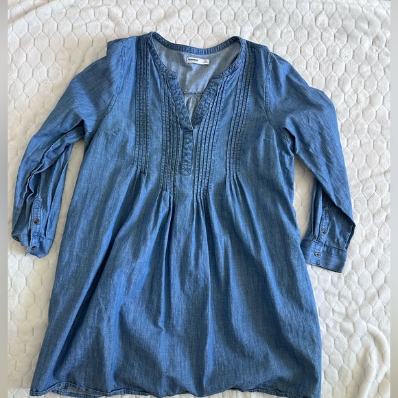 Sonoma Dresses & Skirts - Sonoma Blue Denim Pintuck Tunic Dress